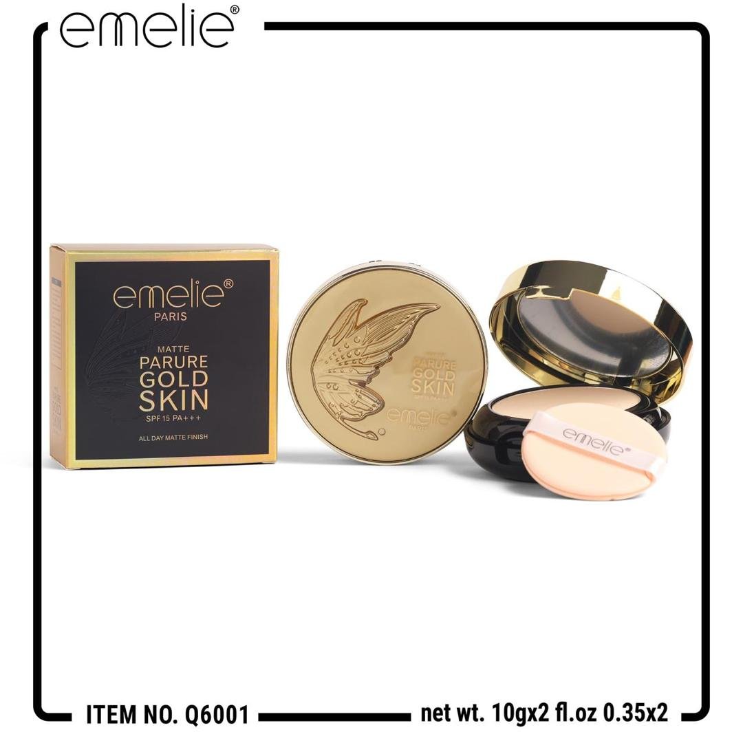 Emelie gold skin face powder